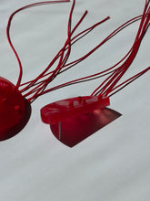 Load image into Gallery viewer, Red Moon Earrings L
