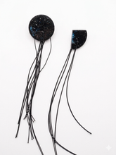 Load image into Gallery viewer, Black Moon Earrings L
